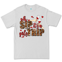 Dove Grey oh sip its a girls trip Premium Tee - AdoDesignShop