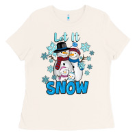 Let It Snow Ladies Tee | Teevron