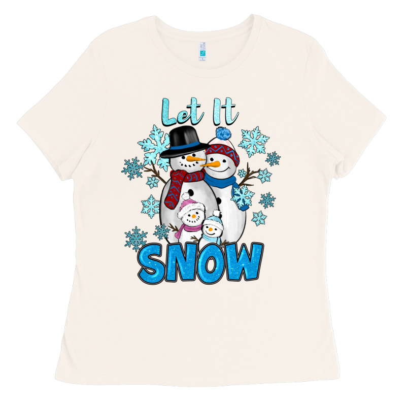 Let It Snow Ladies Tee by RanaPortraitStore | Teevron