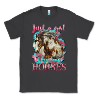 Smoke just a girl who loves horses mustang Classic Tee - LillyAllenDesigns