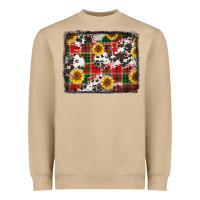 Mushroom cowhide sunflowers candy canes Heavyweight Sweatshirt - Jasminsmagicworld
