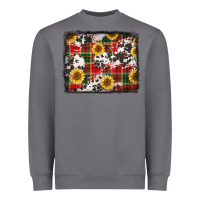 Storm cowhide sunflowers candy canes Heavyweight Sweatshirt - Jasminsmagicworld