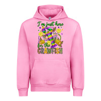 Fuchsia Pink ı'm just here for the crawfish olivia Urban Hoodie - OliviaCreatesArt