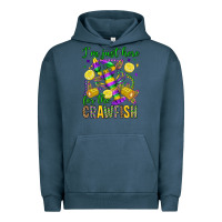 Pigment Midnight Navy ı'm just here for the crawfish olivia Urban Hoodie - OliviaCreatesArt