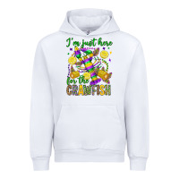 White ı'm just here for the crawfish olivia Urban Hoodie - OliviaCreatesArt