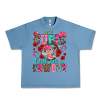 Pebble Blue cupid find me a cowboy Urban Heavy Tee - NancyCooperArtShop