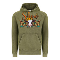 Vintage Olive show mom baby cow Vintage Hoodie - Jasminsmagicworld