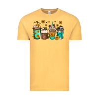 Vintage Mustard sloth coffee cups Vintage Tee - Jasminsmagicworld