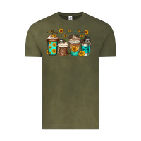 Vintage Olive sloth coffee cups Vintage Tee - Jasminsmagicworld