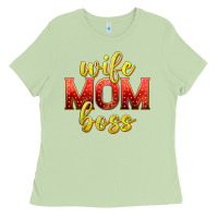 Matcha wife mom boss Ladies Tee - texasbilliewilder