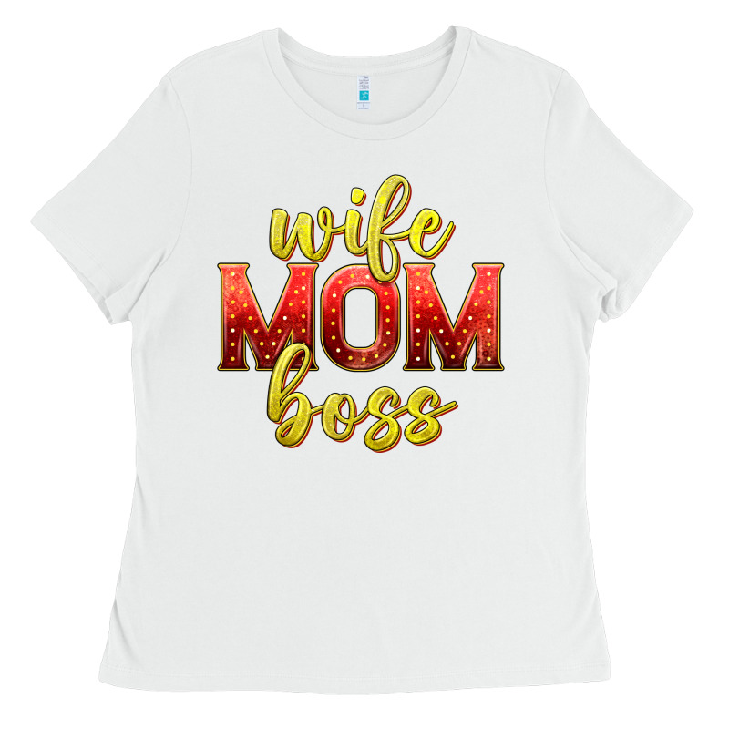 Wife Mom Boss Ladies Tee by texasbilliewilder | Teevron