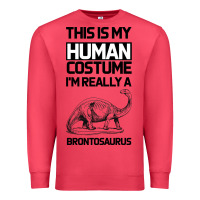 Cardinal This Is My Human Costume Im Really A Brachiosaurus Premium Sweatshirt - Bettercallsaul