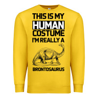 Lemon This Is My Human Costume Im Really A Brachiosaurus Premium Sweatshirt - Bettercallsaul