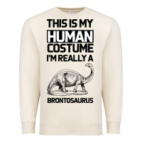 Sandshell This Is My Human Costume Im Really A Brachiosaurus Premium Sweatshirt - Bettercallsaul