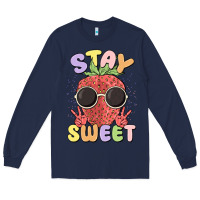 Navy stay sweet Long Sleeve Tee - MaliasSmallBusiness