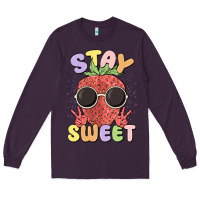 Plum stay sweet Long Sleeve Tee - MaliasSmallBusiness