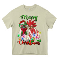 Mossy christmas roosters Heavy Core Tee - RanaPortraitStore