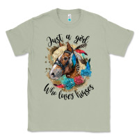 Matcha just a girl who loves horses haflinger Classic Tee - LillyAllenDesigns