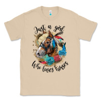 Just A Girl Who Loves Horses Haflinger Classic Tee | Teevron