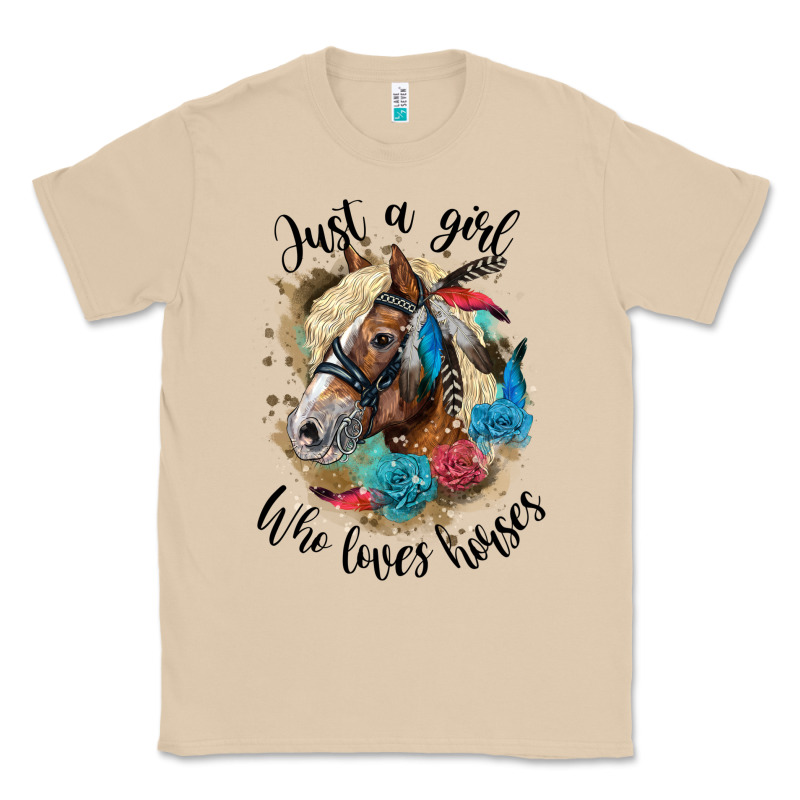 Just A Girl Who Loves Horses Haflinger Classic Tee by LillyAllenDesigns | Teevron