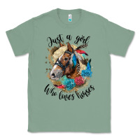 Sage just a girl who loves horses haflinger Classic Tee - LillyAllenDesigns