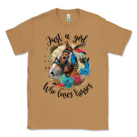 Toasted Coconut just a girl who loves horses haflinger Classic Tee - LillyAllenDesigns