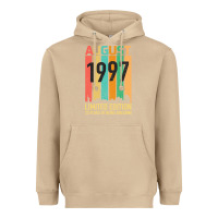 Mushroom August 1997 23 Years Old 23rd Birthday Heavyweight Hoodie - Bettercallsaul