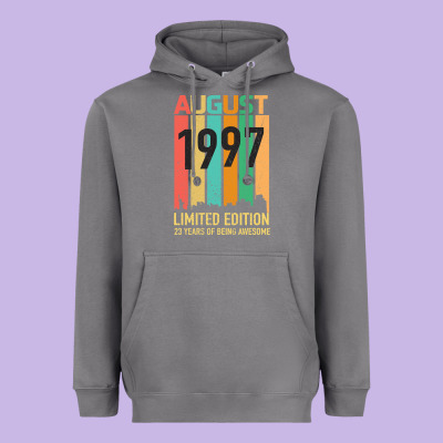 August 1997 23 Years Old 23rd Birthday Heavyweight Hoodie Designed By Bettercallsaul