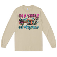 Mushroom i'm a simple woman Long Sleeve Tee - JahusDesignShop