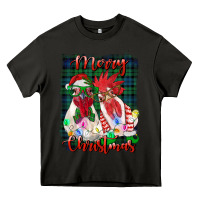 Asphalt christmas roosters with background Heavy Core Tee - RanaPortraitStore