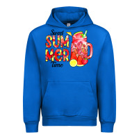 Cobalt sweet summer time waterolor Urban Hoodie - CowCowDesign