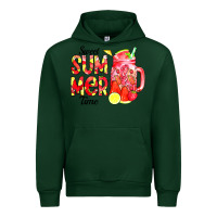 Forest Green sweet summer time waterolor Urban Hoodie - CowCowDesign