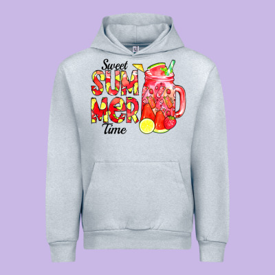 Sweet Summer Time Waterolor Urban Hoodie Designed By Cowcowdesign