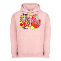 Pigment Salmon sweet summer time waterolor Urban Hoodie - CowCowDesign