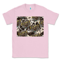 Bubblegum Pink Longhorn Pattern Classic Tee - CowhideDigitalArt