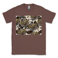 Chestnut Longhorn Pattern Classic Tee - CowhideDigitalArt
