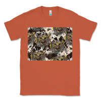 Copper Longhorn Pattern Classic Tee - CowhideDigitalArt