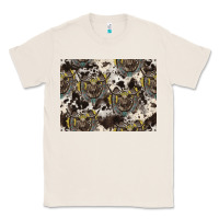 Natural Longhorn Pattern Classic Tee - CowhideDigitalArt