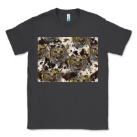 Smoke Longhorn Pattern Classic Tee - CowhideDigitalArt