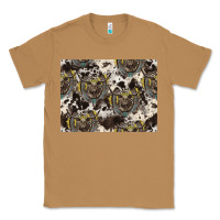 Toasted Coconut Longhorn Pattern Classic Tee - CowhideDigitalArt