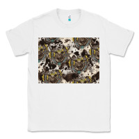 White Longhorn Pattern Classic Tee - CowhideDigitalArt