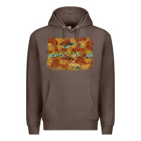 Coffee Aztec Background Pattern Western Premium Hoodie - texasbilliewilder