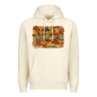 Sandshell Aztec Background Pattern Western Premium Hoodie - texasbilliewilder
