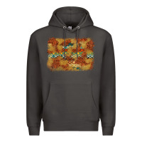 Aztec Background Pattern Western Premium Hoodie | Teevron