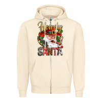 Sandshell Howdy Santa Zipper Hoodie - BundleAndBundleShop