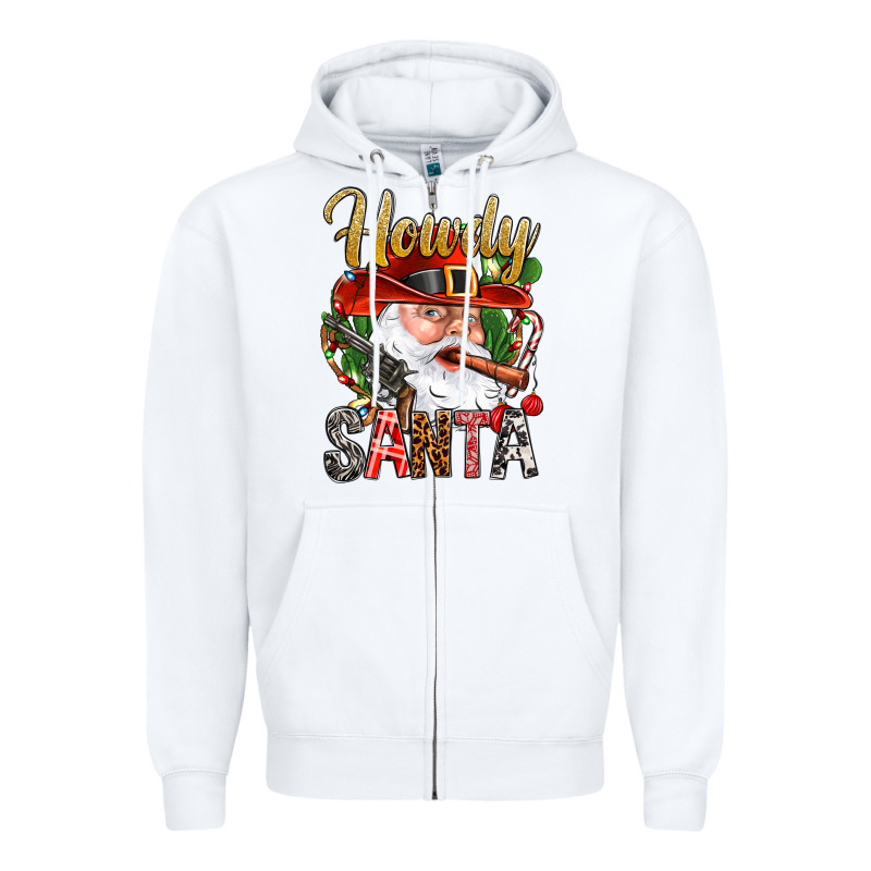Howdy Santa Zipper Hoodie by BundleAndBundleShop | Teevron