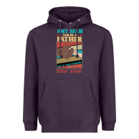 Plum Any man can be a father But it take someone special to be a Pawpaw Heavyweight Hoodie - Bettercallsaul