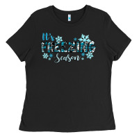 Black it's freezing season winter Ladies Tee - RanaPortraitStore