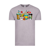 Vintage Zinc school bus driver coffee cups Vintage Tee - Jasminsmagicworld