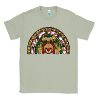 Matcha reindeer rainbow christmas Classic Tee - AdoDesignShop